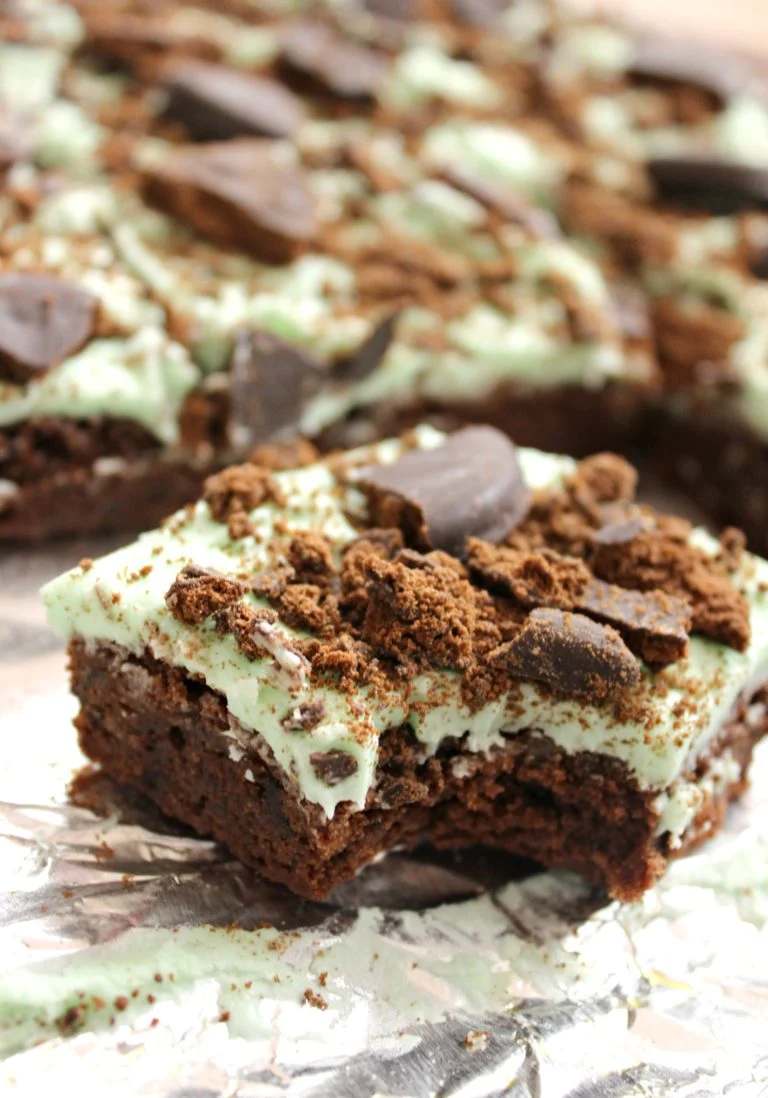 Thin Mint Brownies